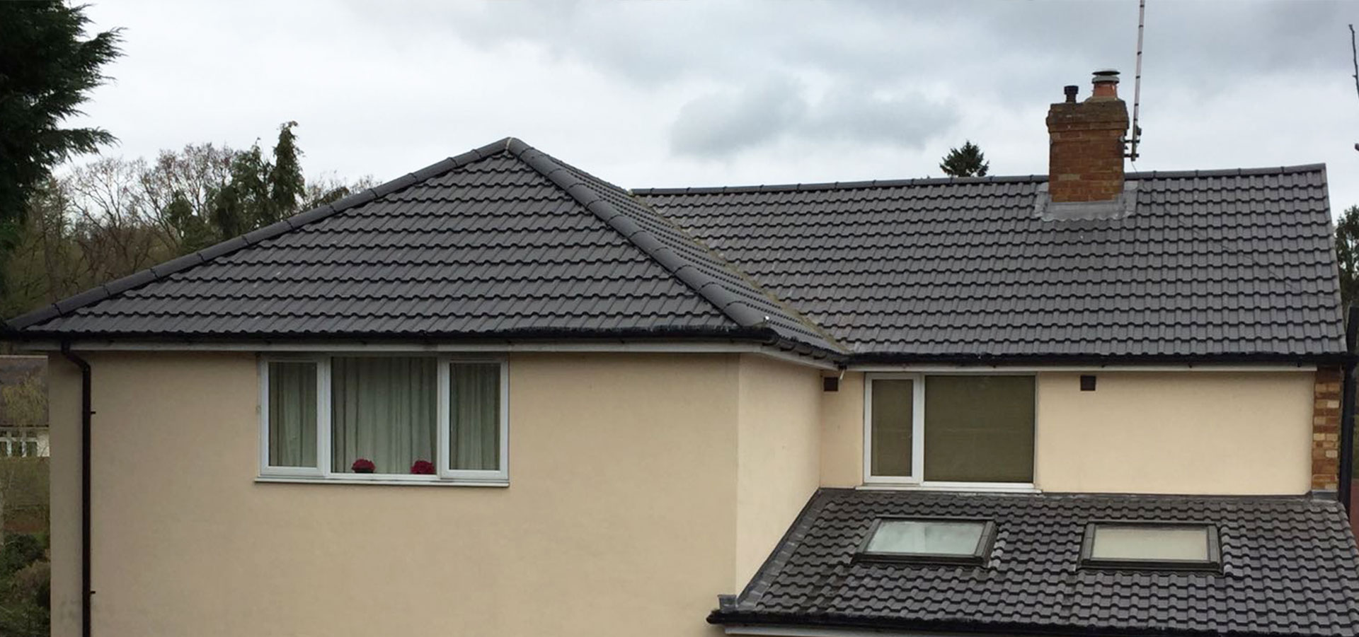 Residential property roofing project