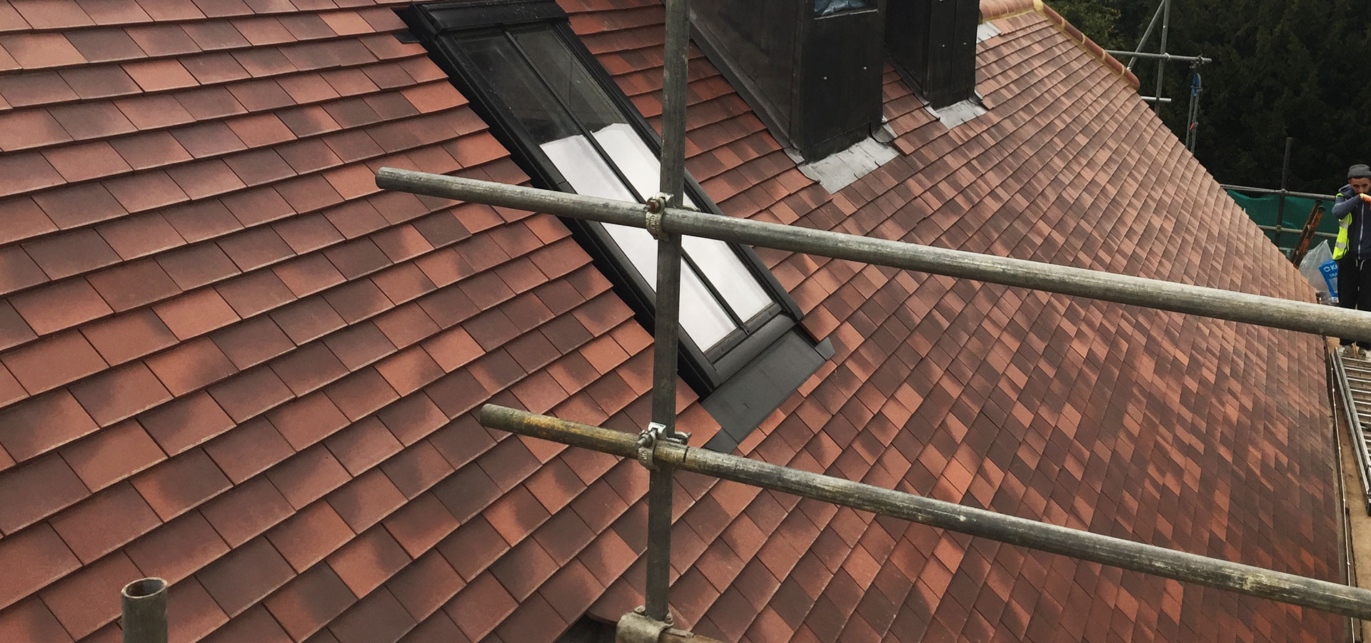 Residential property roofing project